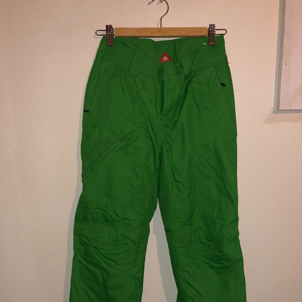Bright Green Colombia Snowpants